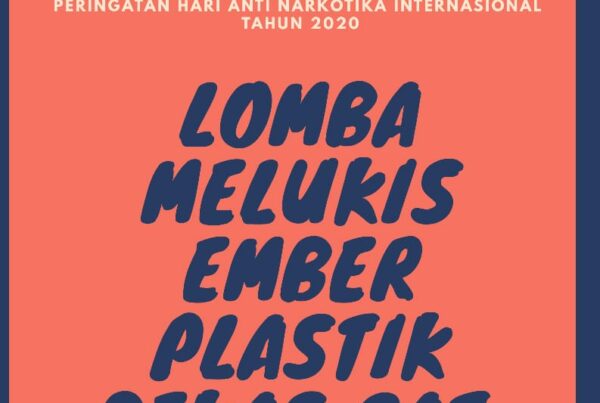 Lomba Melukis Ember Plastik Bekas Cat BNN Kota Jambi