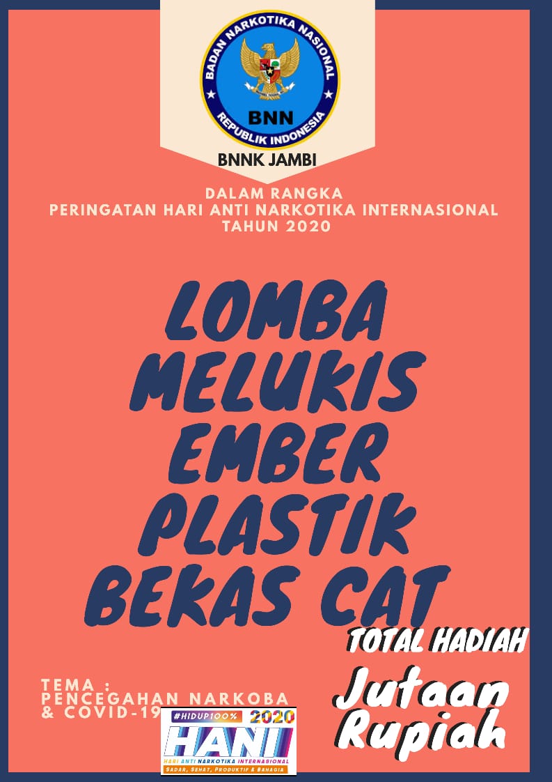 Lomba Melukis Ember Plastik Bekas Cat BNN Kota Jambi Lomba Melukis Ember Plastik Bekas Cat BNN Kota Jambi